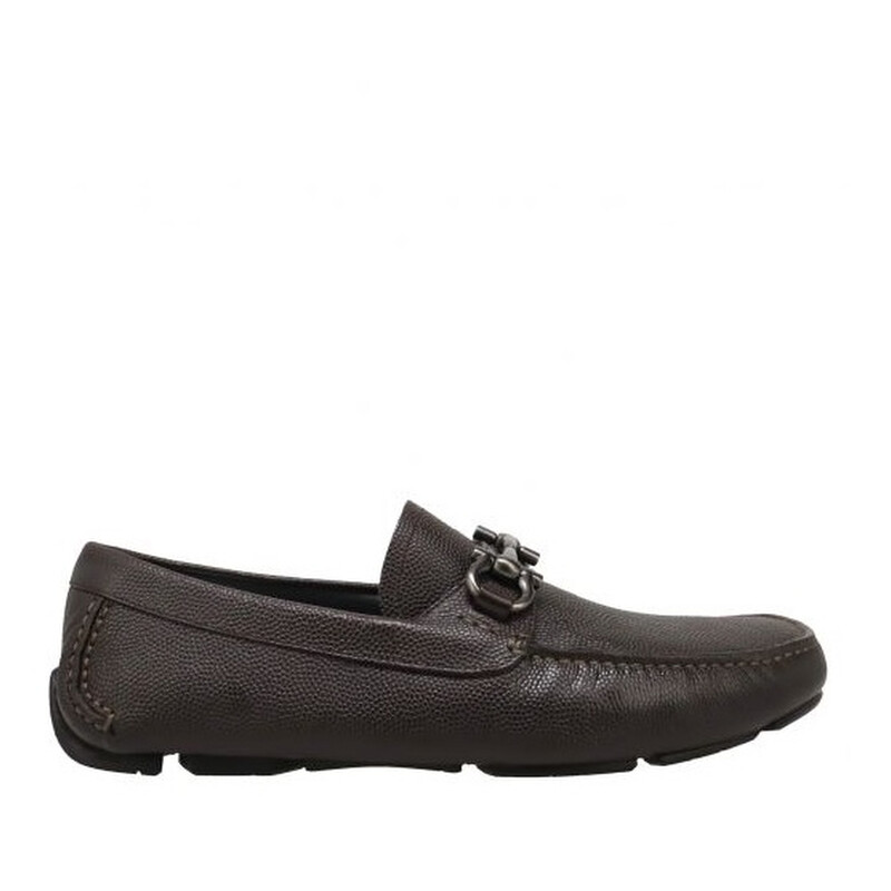 Ferragamo Men's Chestnut Loafers, US Size 5 024728 671733 - Shoes