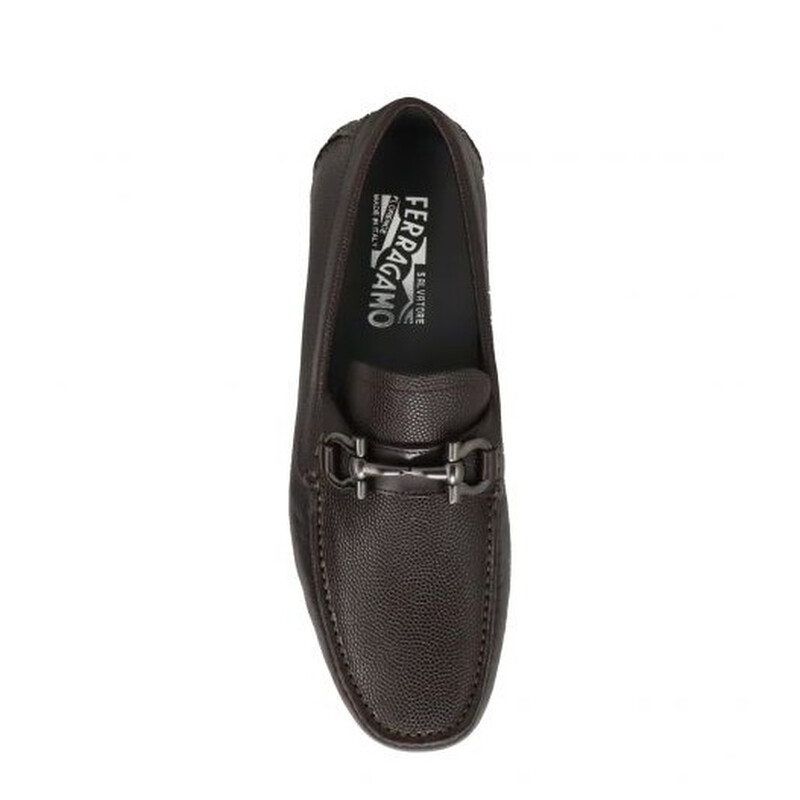 Ferragamo Men's Chestnut Loafers, US Size 5 024728 671733 - Shoes
