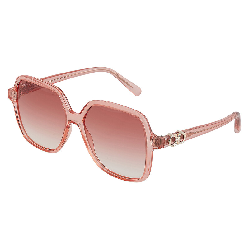 Ferragamo Salvatore Ferragamo Coral Square Ladies Sunglasses