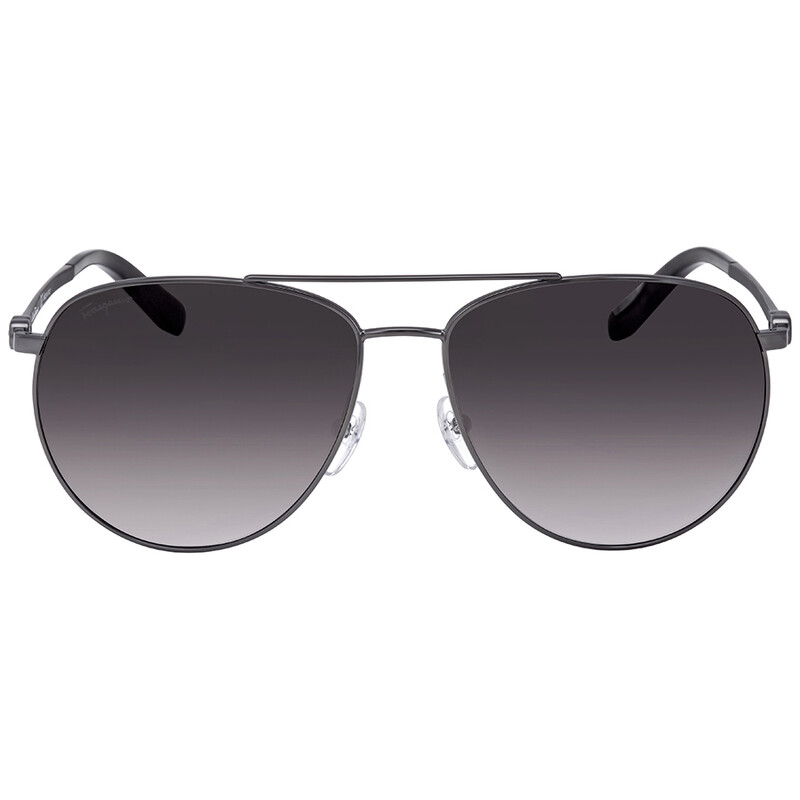 Ferragamo Salvatore Ferragamo Dark Grey Gradient Pilot Unisex