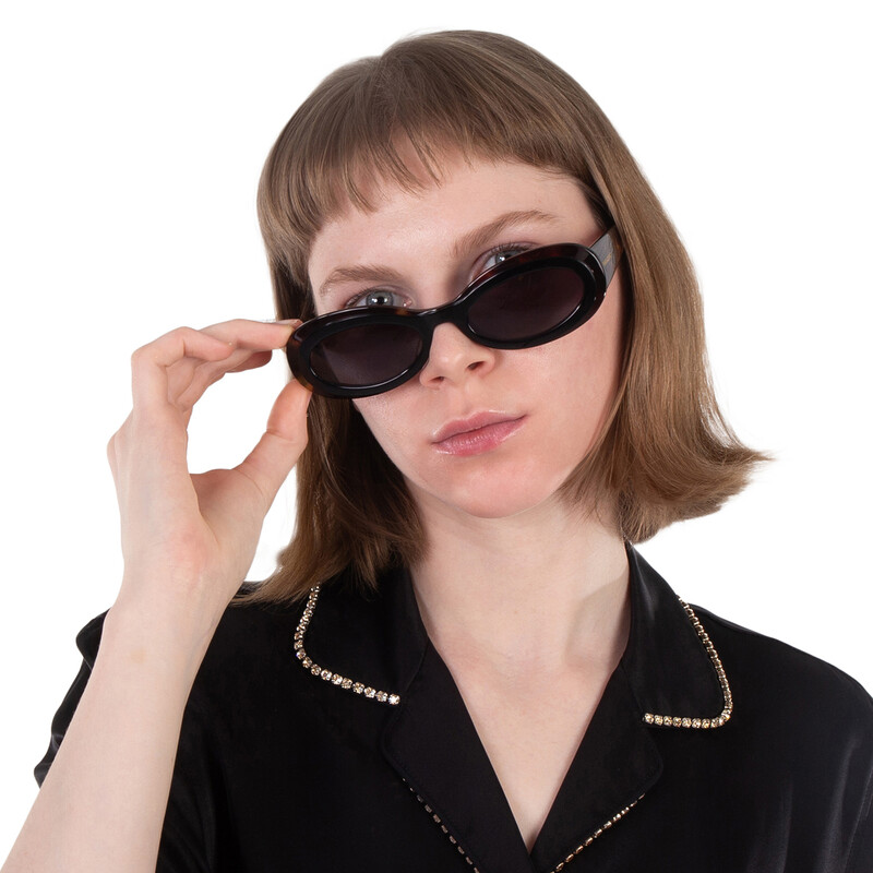 Ferragamo Salvatore Ferragamo Dark Grey Oval Ladies  display picture 1