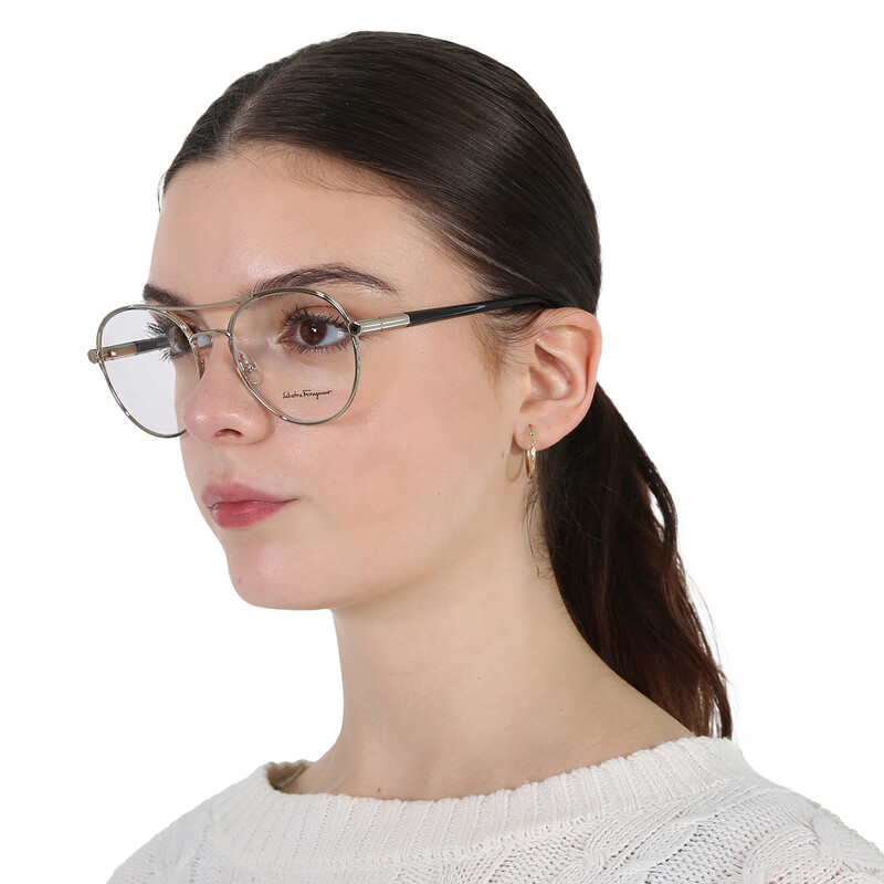 Ferragamo Salvatore Ferragamo Demo Round Ladies Eyeglasses SF2174