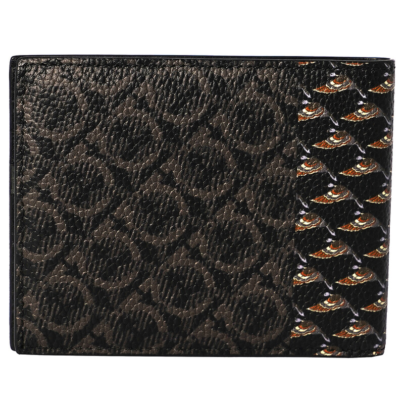 Ferragamo Salvatore Ferragamo Gancini Leather Wallet 66A576 720344