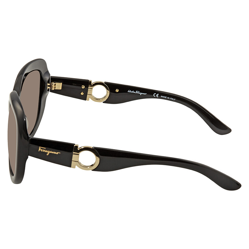 Ferragamo Salvatore Ferragamo Gradient Smoke Oval Ladies
