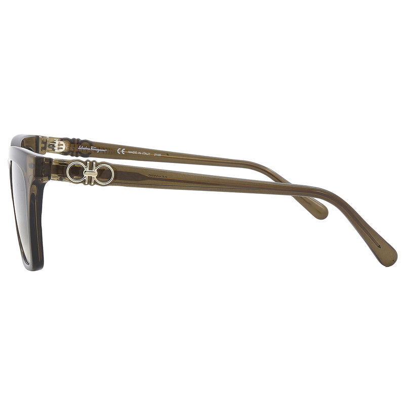 Salvatore Ferragamo SF1027S Sunglasses Green Rectangular Ferragamo Salvatore Ferragamo Green Gradient Square Ladies  main image 2