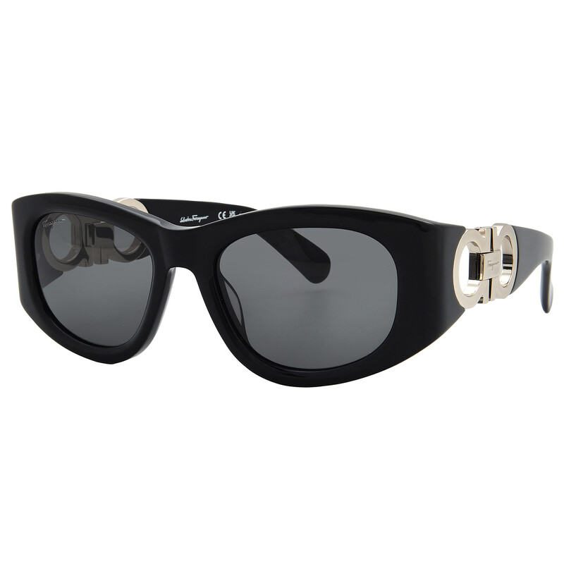 Ferragamo Salvatore Ferragamo Grey Cat Eye Ladies Sunglasses