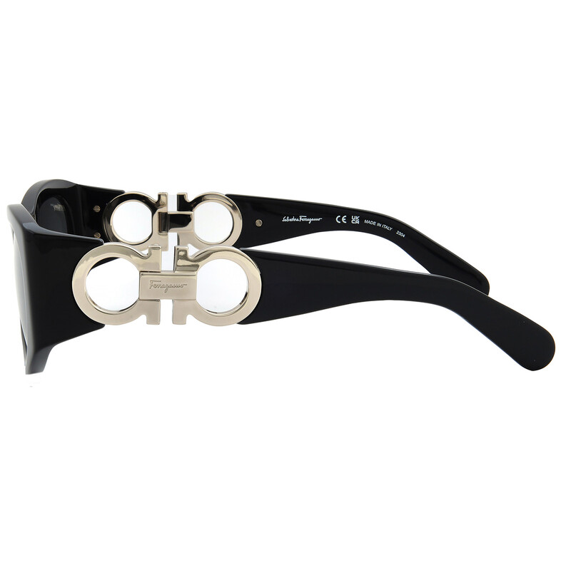 Ferragamo Salvatore Ferragamo Grey Cat Eye Ladies Sunglasses