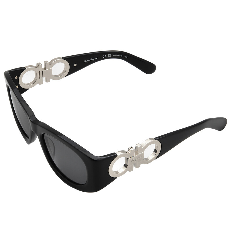Ferragamo Salvatore Ferragamo Grey Cat Eye Ladies Sunglasses