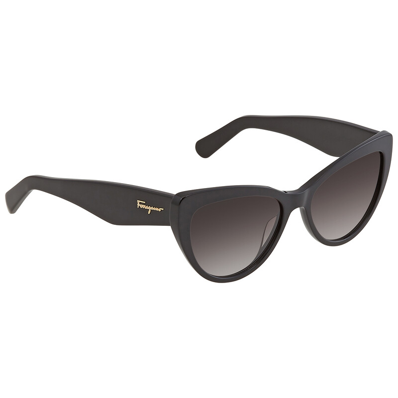 Ferragamo Salvatore Ferragamo Grey Cat Eye Ladies Sunglasses