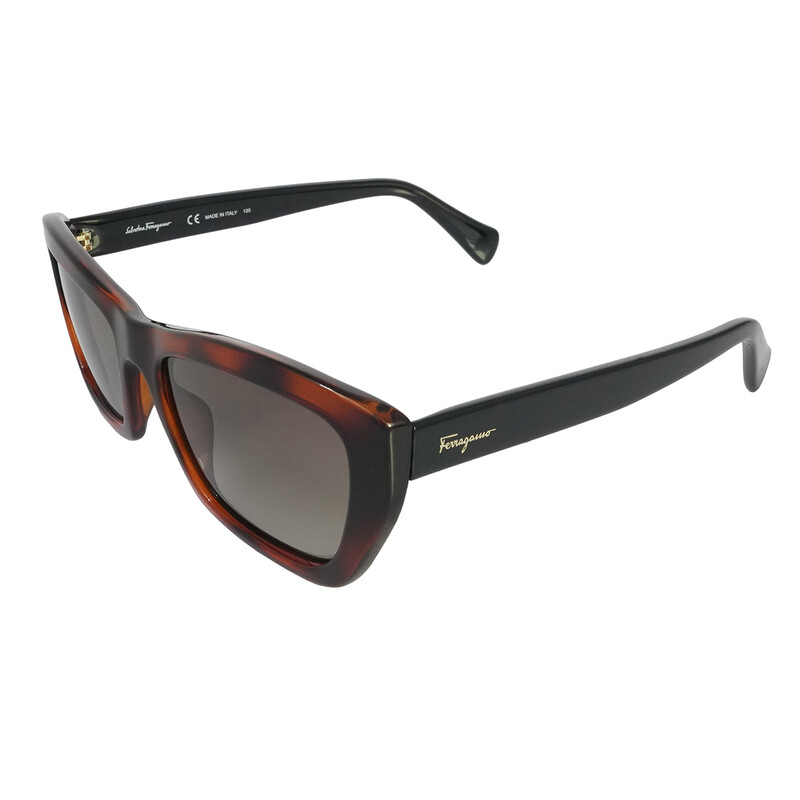 Ferragamo Salvatore Ferragamo Grey Cat Eye Sunglasses SF958S  display picture 2