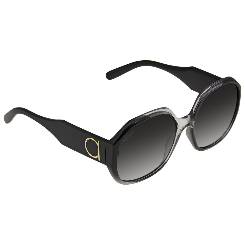 Ferragamo Salvatore Ferragamo Grey Gradient Butterfly  display picture 1