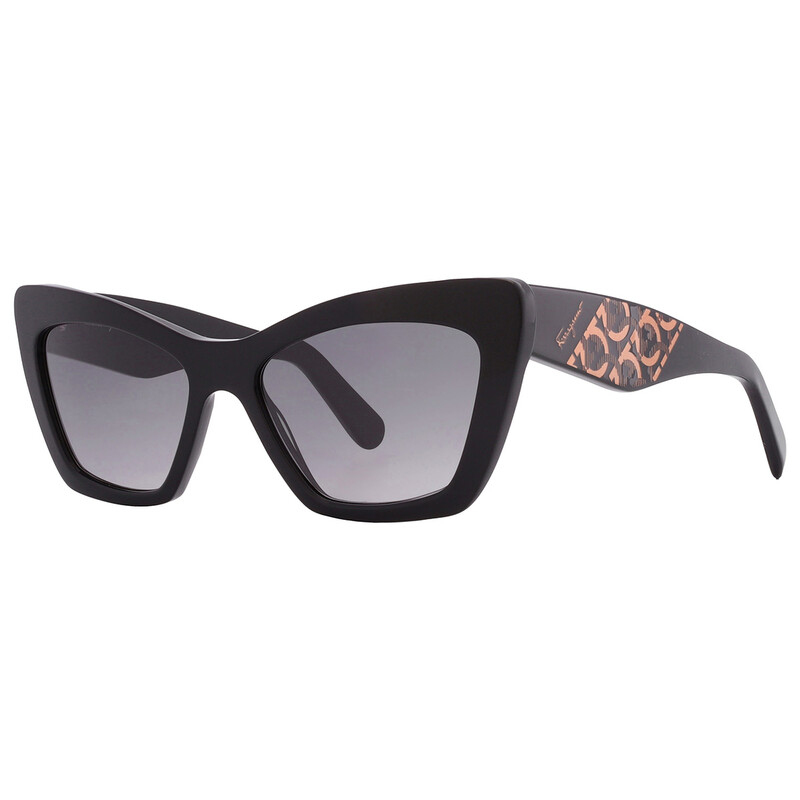Ferragamo Salvatore Ferragamo Grey Gradient Cat Eye Ladies