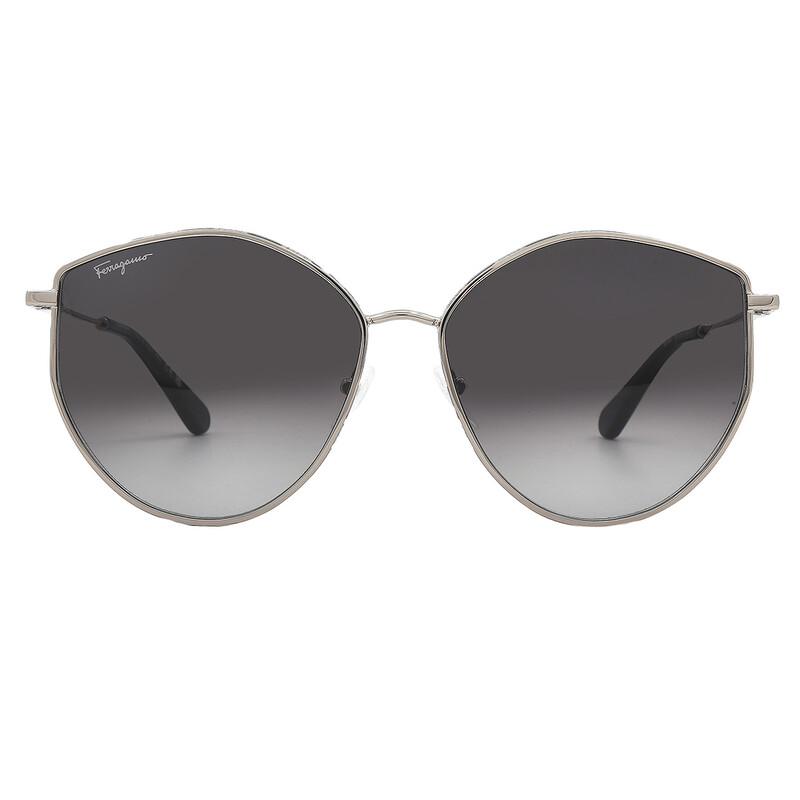 Ferragamo Salvatore Ferragamo Grey Gradient Irregular Ladies