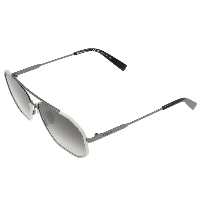 Ferragamo Salvatore Ferragamo Grey Gradient Navigator Men's