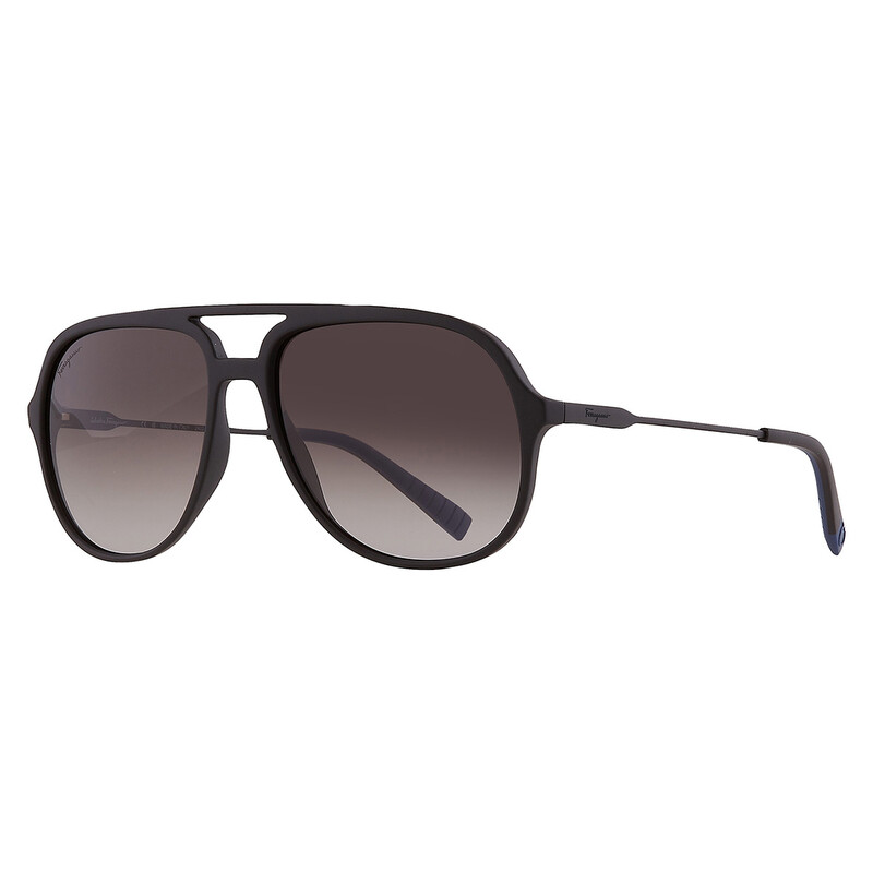 Ferragamo Salvatore Ferragamo Grey Gradient Pilot Men display picture 3