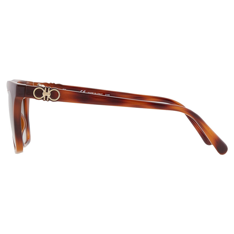 Ferragamo Salvatore Ferragamo Grey Gradient Rectangular Ladies