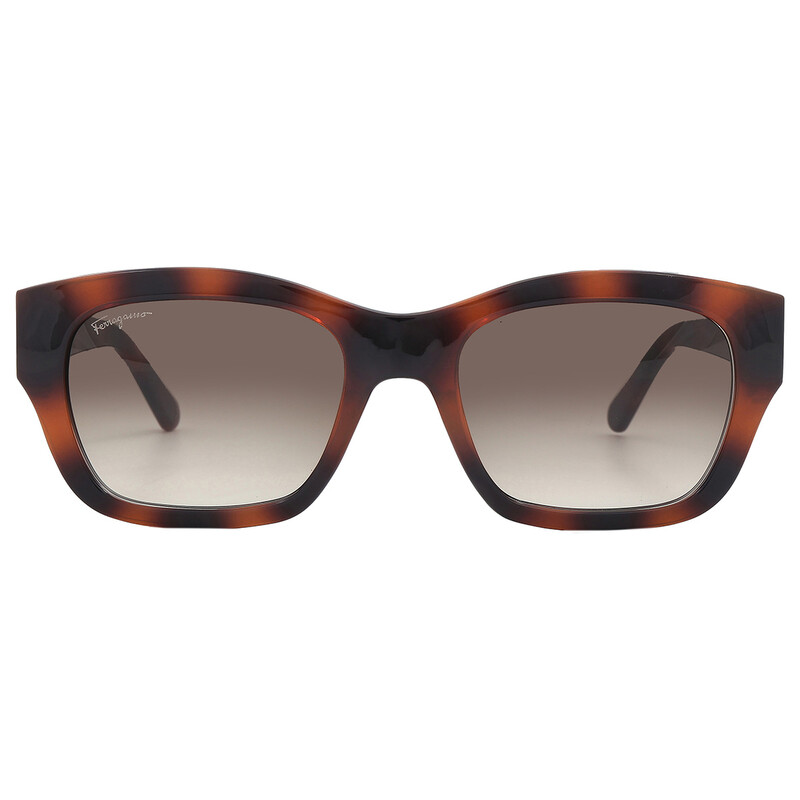 Ferragamo Salvatore Ferragamo Grey Gradient Square Ladies