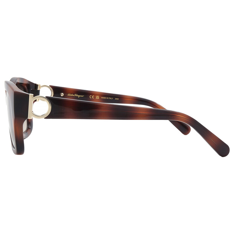Ferragamo Salvatore Ferragamo Grey Gradient Square Ladies