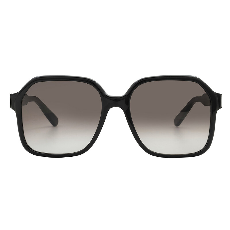 Salvatore Ferragamo サングラス Salvatore Ferragamo Sunglasses Round Full Rim, Crystal Sand Frame