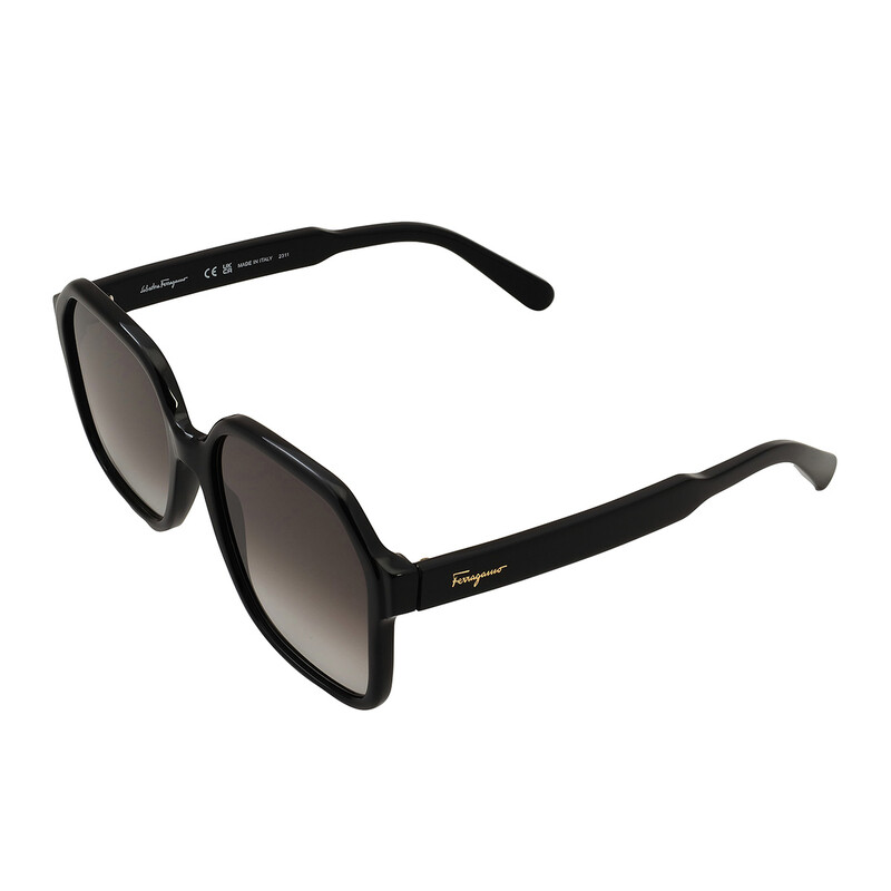 Salvatore Ferragamo サングラス Salvatore Ferragamo Sunglasses Round Full Rim, Crystal Sand Frame