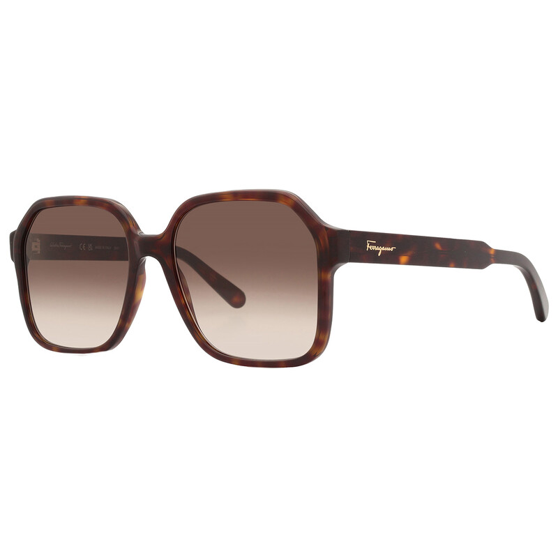 Ferragamo Salvatore Ferragamo Grey Gradient Square Ladies