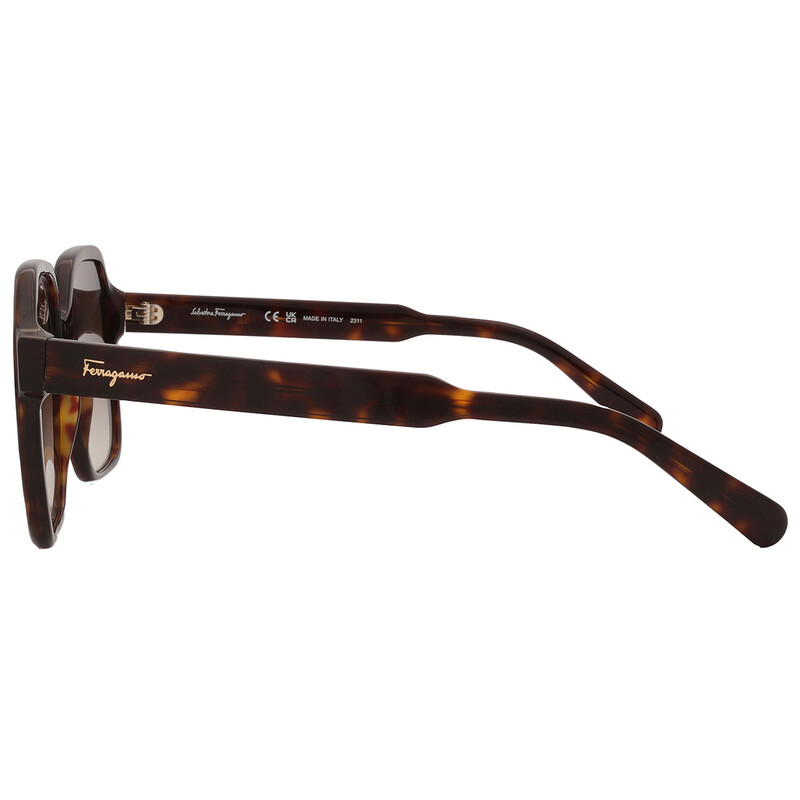 Ferragamo Salvatore Ferragamo Grey Gradient Square Ladies