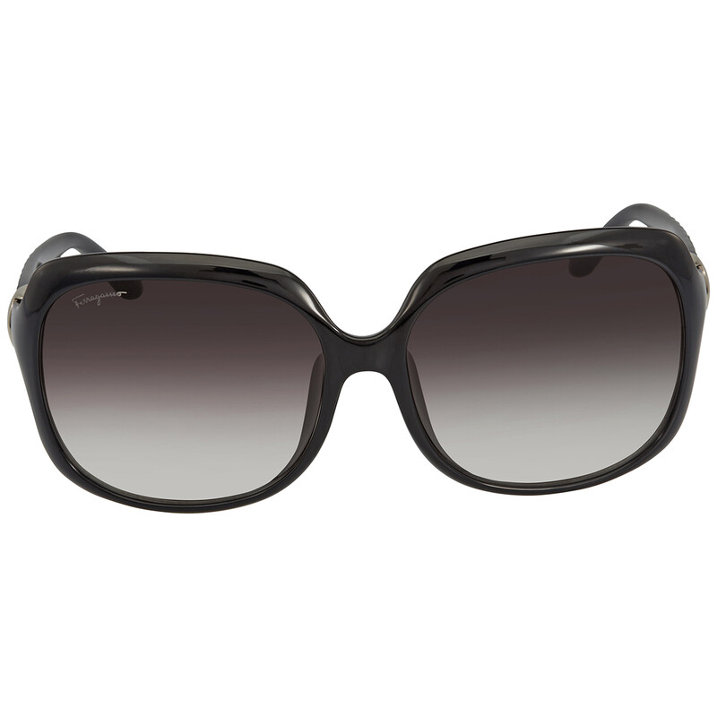 Ferragamo Salvatore Ferragamo Grey Gradient Square Ladies