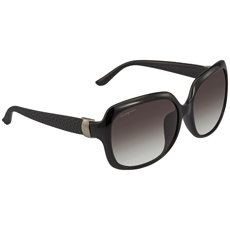 Ferragamo Salvatore Ferragamo Grey Gradient Square Ladies