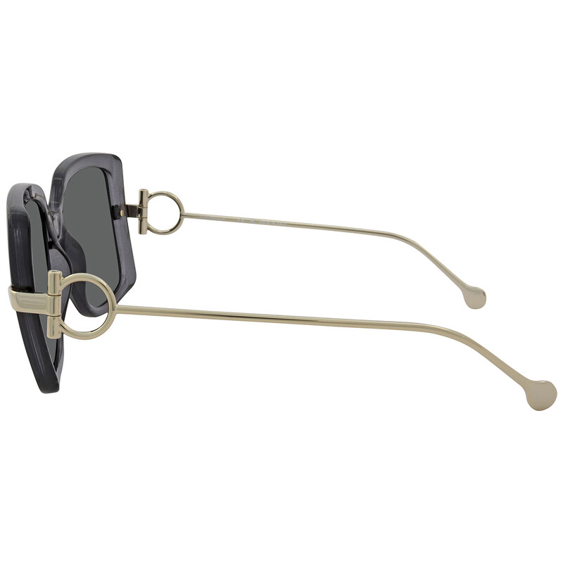Ferragamo Salvatore Ferragamo Grey Square Ladies Sunglasses SF913S