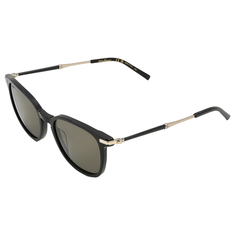 Ferragamo Salvatore Ferragamo Grey Square Men's Sunglasses SF1015S