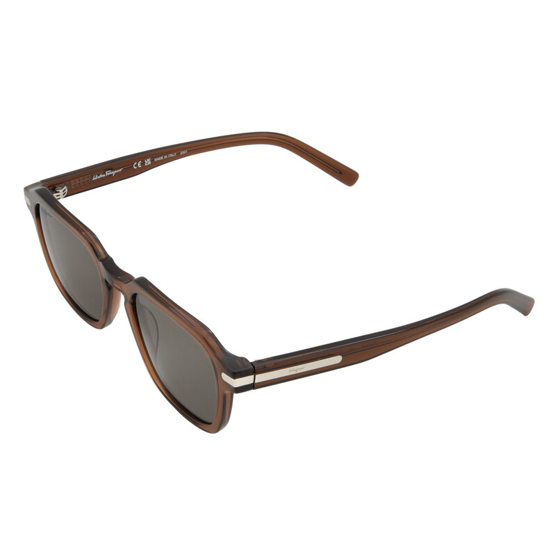 Ferragamo Salvatore Ferragamo Grey Square Men's Sunglasses SF1089S