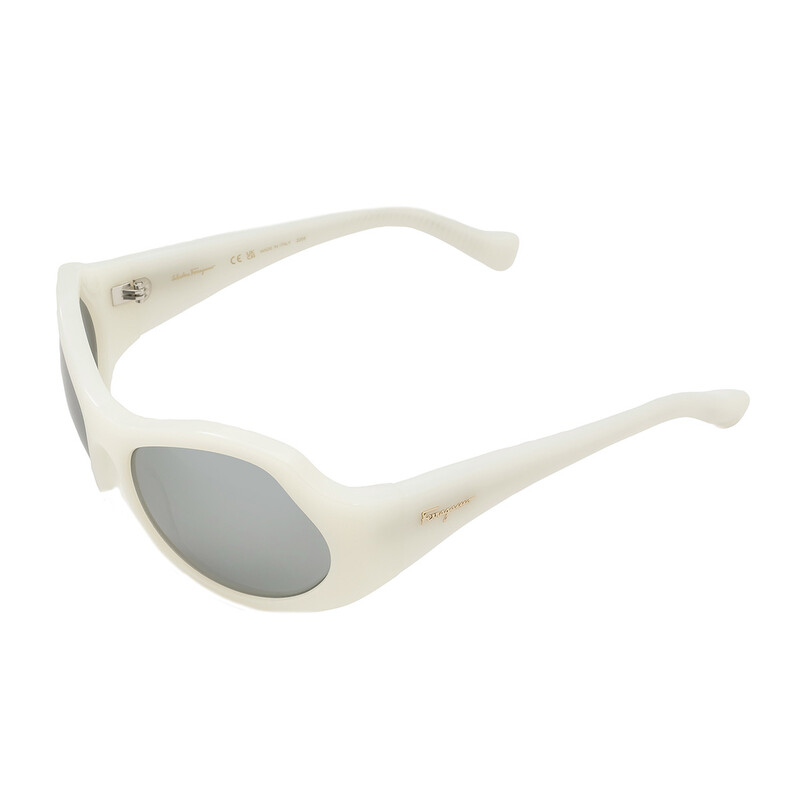 Ferragamo Salvatore Ferragamo Grey Wrap Ladies Sunglasses  display picture 3