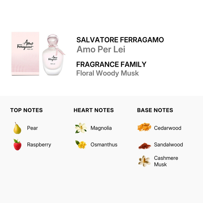 Salvatore Ferragamo Ladies Amo Per Lei EDP Spray 3.4 oz Fragrances