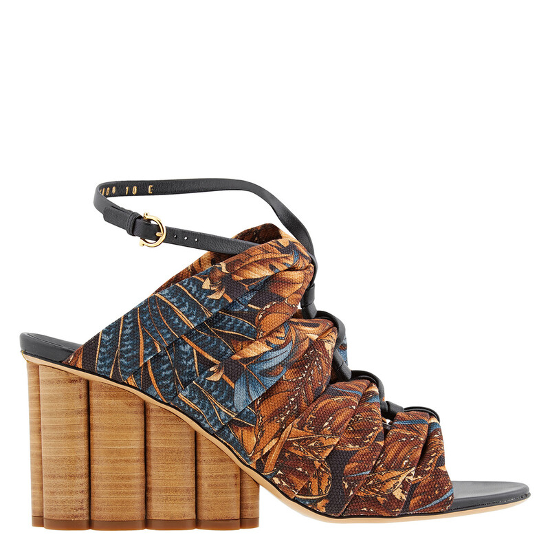 Ferragamo Salvatore Ferragamo Ladies Detailed Runway Sandals, Size