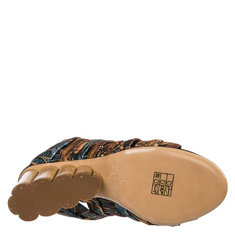 Ferragamo Salvatore Ferragamo Ladies Detailed Runway Sandals, Size