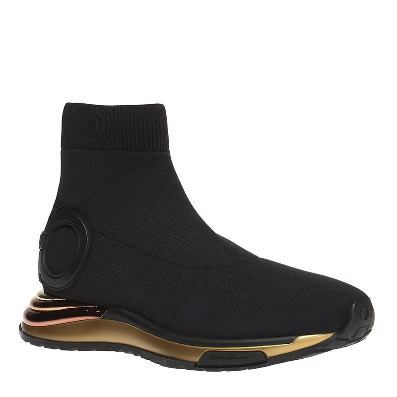 Ferragamo ソックススニーカー Ferragamo Ladies Gancini Sock Sneakers, Size 10 C 035222 702615