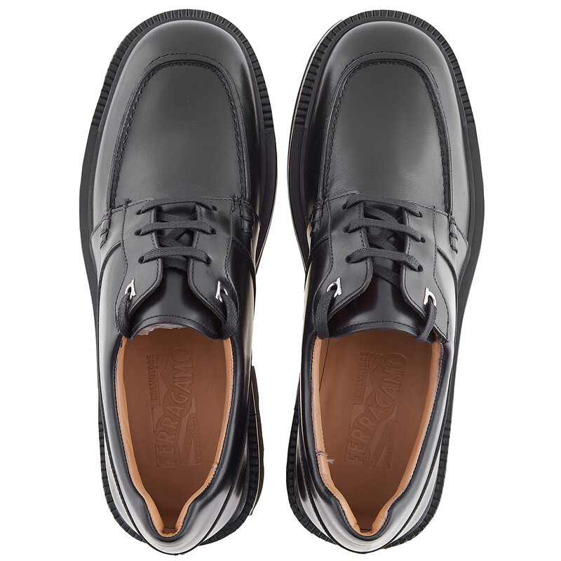 Ferragamo Gorin Lace-Up Gancini Derby Shoes, Size 7 020988 757637