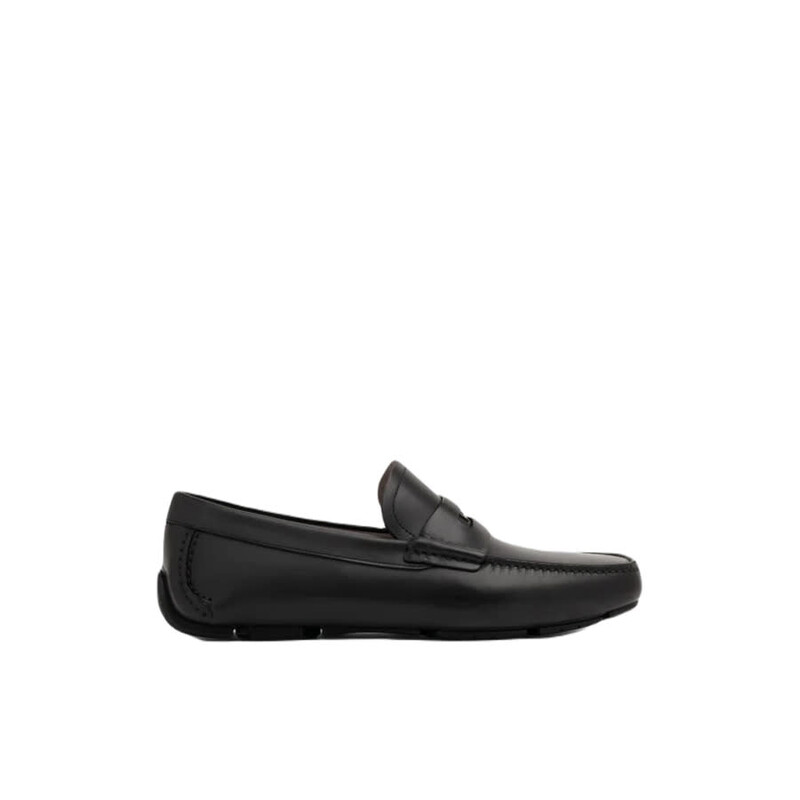 Ferragamo Salvatore Ferragamo Men's Black Loafers, US Size 6