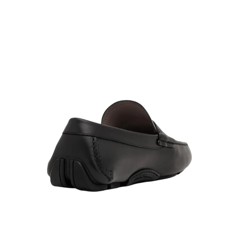 Ferragamo Salvatore Ferragamo Men's Black Loafers, US Size 6