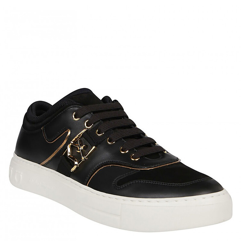 Ferragamo Men's Black Sneakers, US Size 5 020441747114 - Shoes