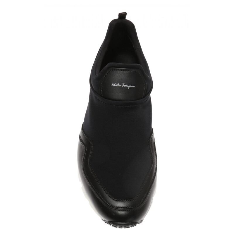 Ferragamo Men's Black Sneakers, US Size 5 02A911688497 - Shoes