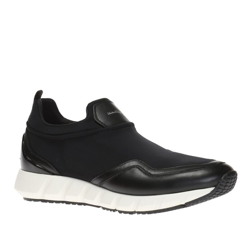 Ferragamo Men's Black Sneakers, US Size 5 02A911688497 - Shoes