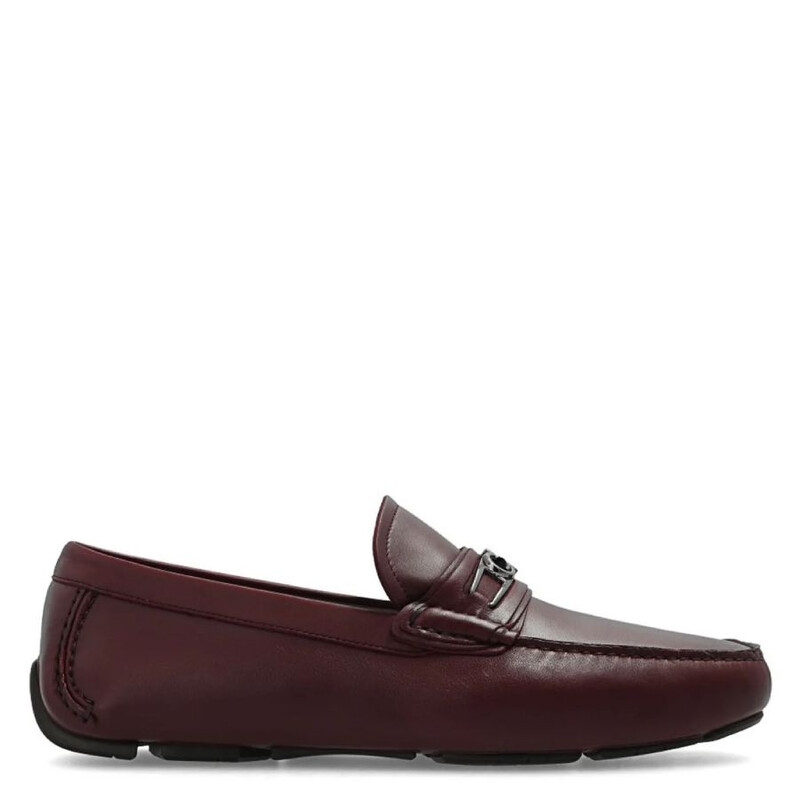 Ferragamo Mens Loafers Sz 7.5 Ferragamo Parigi Gancini Driver Shoes, Size 7.5 EE 020350  main image 3