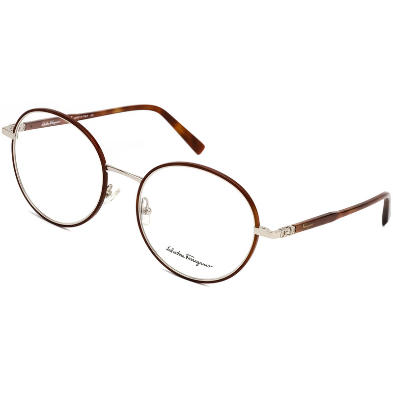 Ferragamo Salvatore Ferragamo Demo Round Men's Eyeglasses SF2171