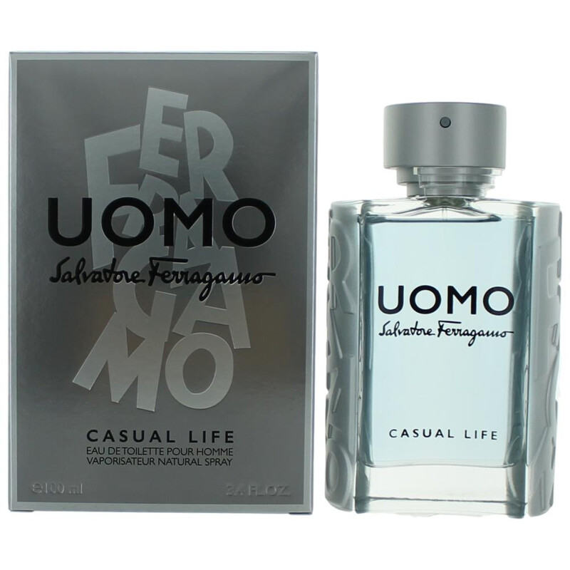Salvatore Ferragamo Men's Uomo Casual Life EDT Spray 3.4 oz Fragrances 8052086372979