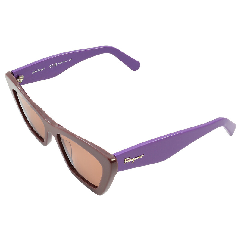 Ferragamo Ltd Ed Pink Gradient Cat Eye Sunglasses Full set Ferragamo 54mm Gradient Cat Eye Sunglasses In Pink | ModeSens main image 4