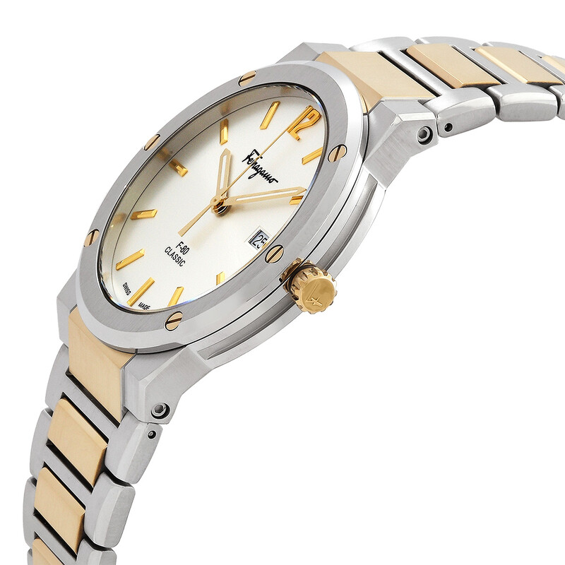 Ferragamo Quartz Silver Dial Men's Watch SFDT01420 7630030565342