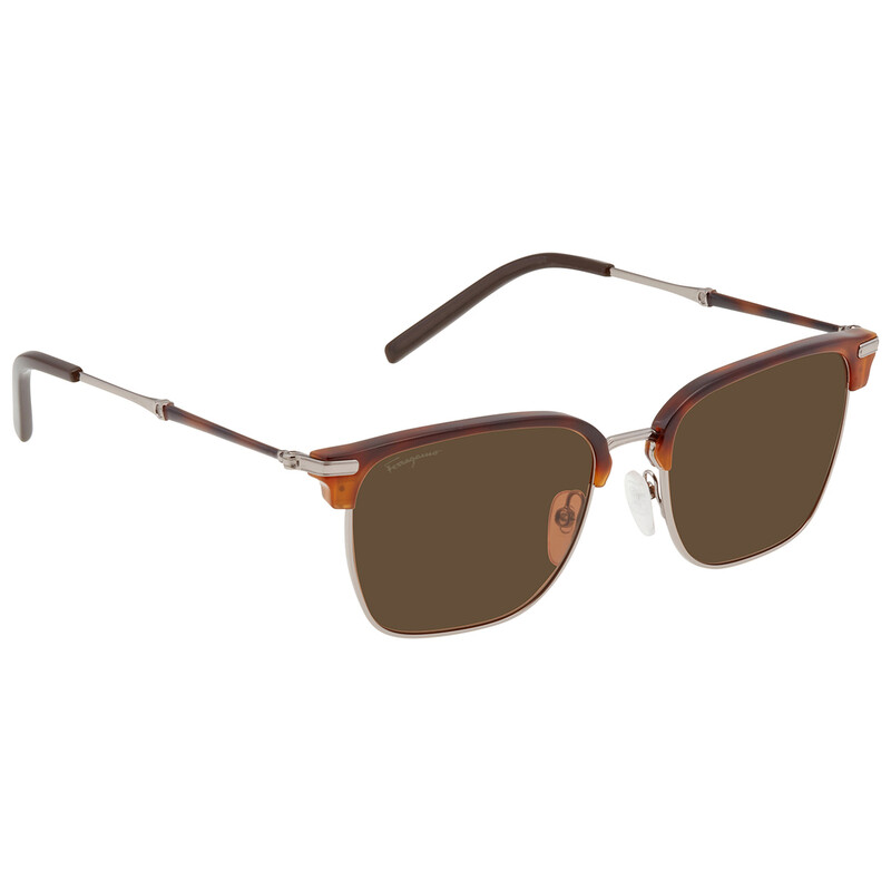 Ferragamo Salvatore Ferragamo Tortoise Rectangular Men's
