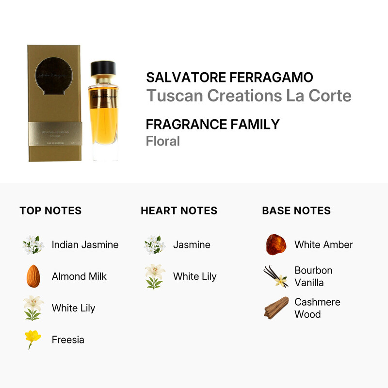 Salvatore Ferragamo Unisex Tuscan Creations La Corte EDP Spray 3.4