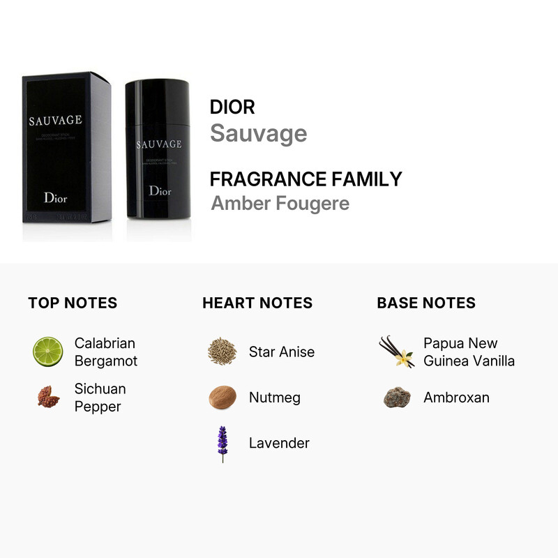 Dior Sauvage / Christian Dior Deodorant Stick 2.5 oz (75 ml) (m